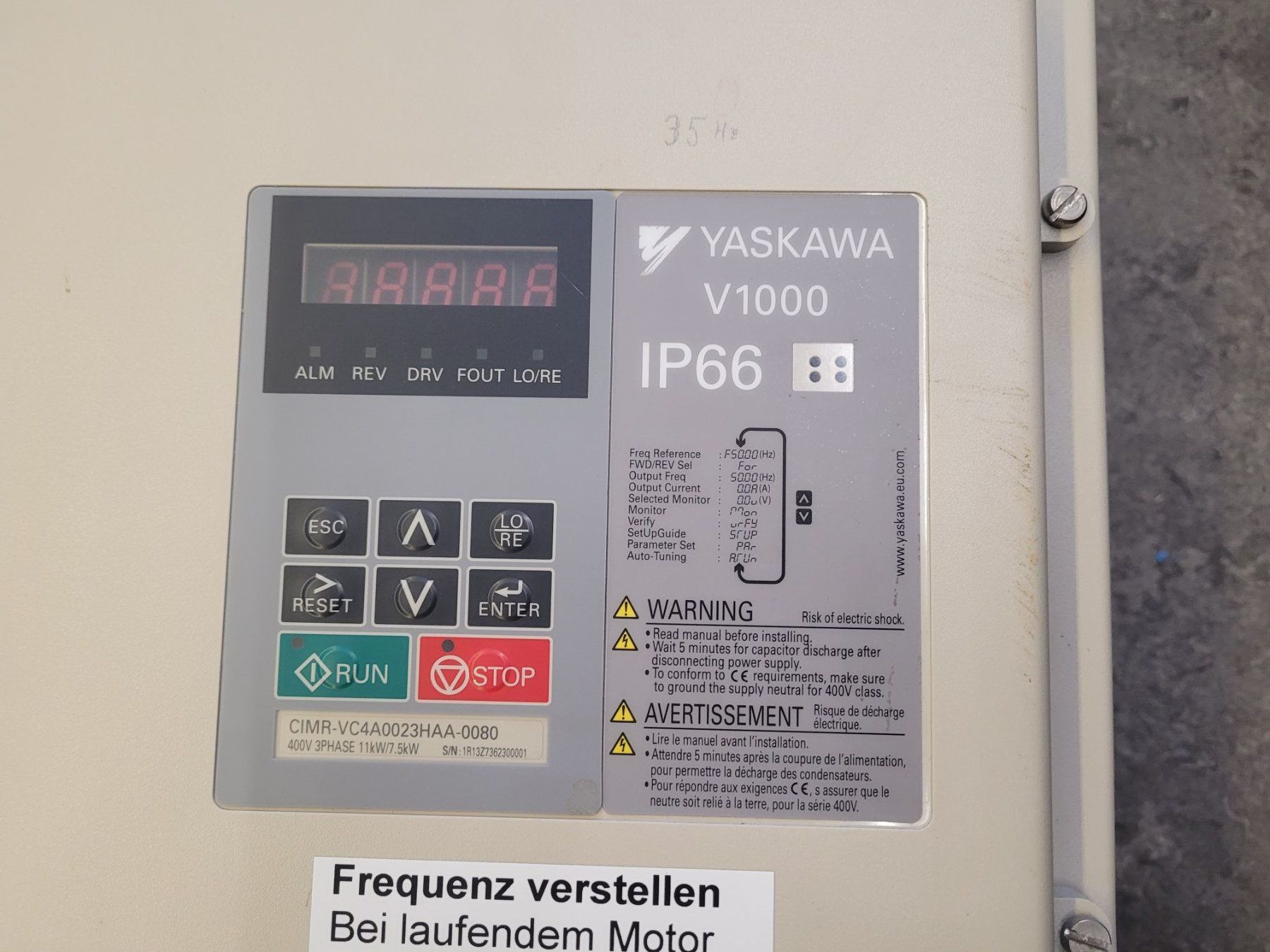 Componenti elettronici: Yaskawa V1000 Frequenzumrichter, IP66 – Usato da Vitznau venduto da Vitznau84 3