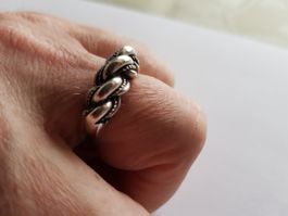 Ring Silber 925, Handarbeit, massiv, Gr. 71, wie neu