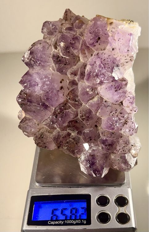 Joli bloc de cristaux améthystes, collection, lithotherapie 5
