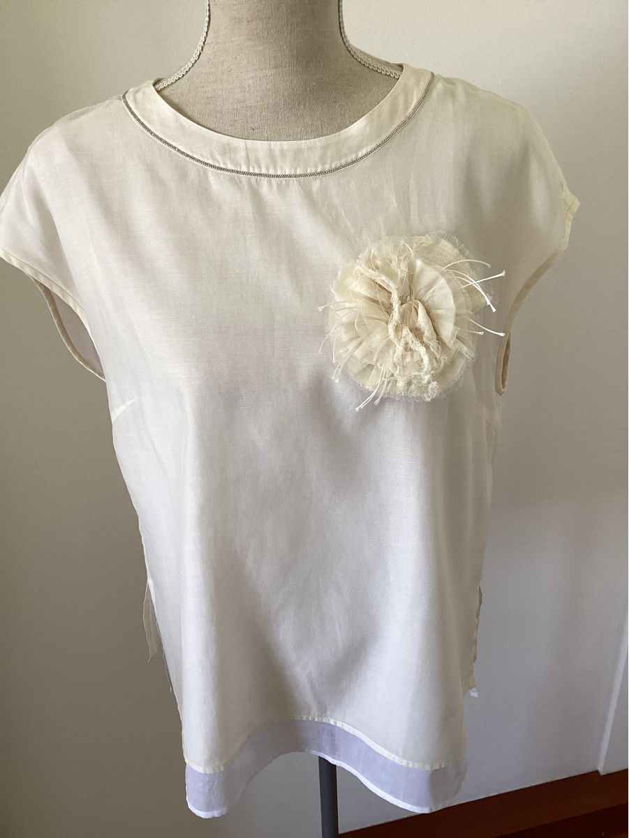 Peserico Camicette: Peserico, Blusenshirt, Gr. 42 dt. – Usato da Salenstein venduto da Esprit57