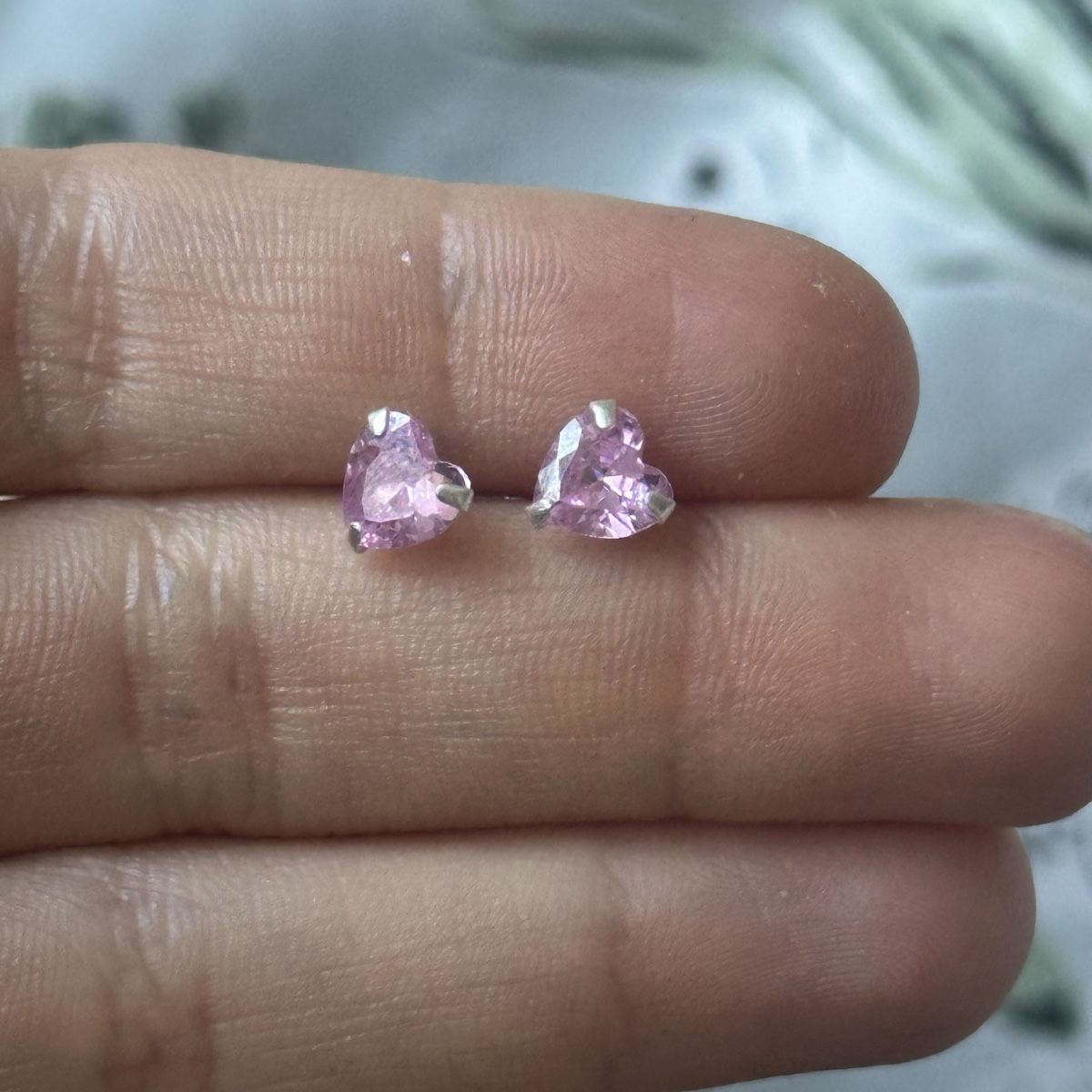 Orecchini pendenti & Orecchini a lobo: Silber 925 Rosa Herz Ohrstecker – Nuovo (secondo la descrizione) da Givisiez venduto da dor_xb9k 1