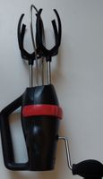 Handmixer mechanisch schwarz rot gebraucht