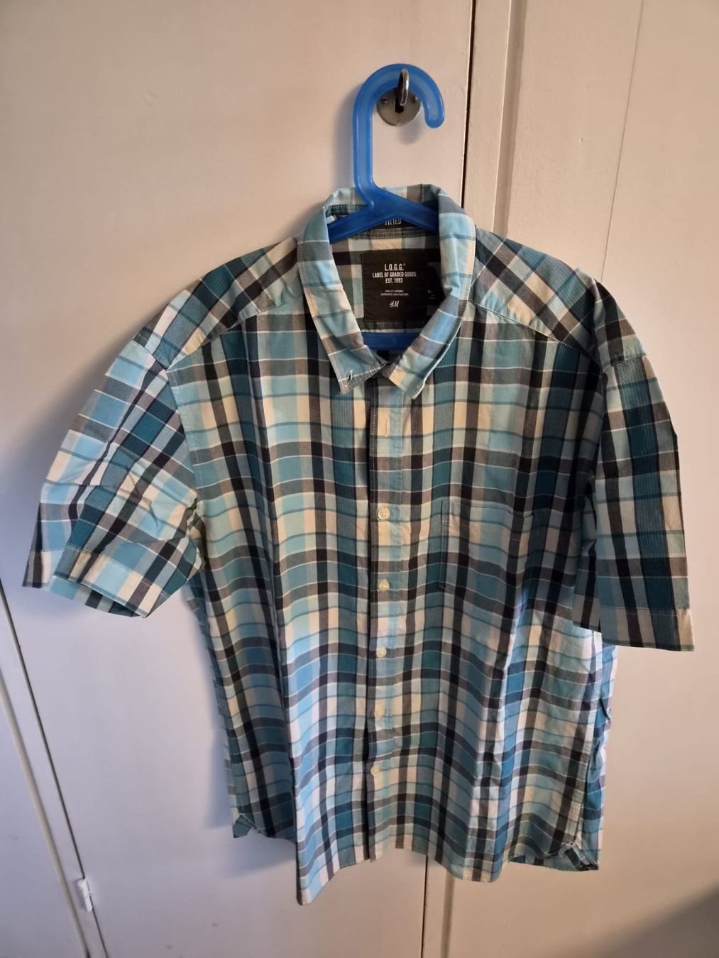 Camicie: HM Hemd, XL, blaulich, Sommerhemd – Usato da Neuenhof venduto da mlw_w98j 2