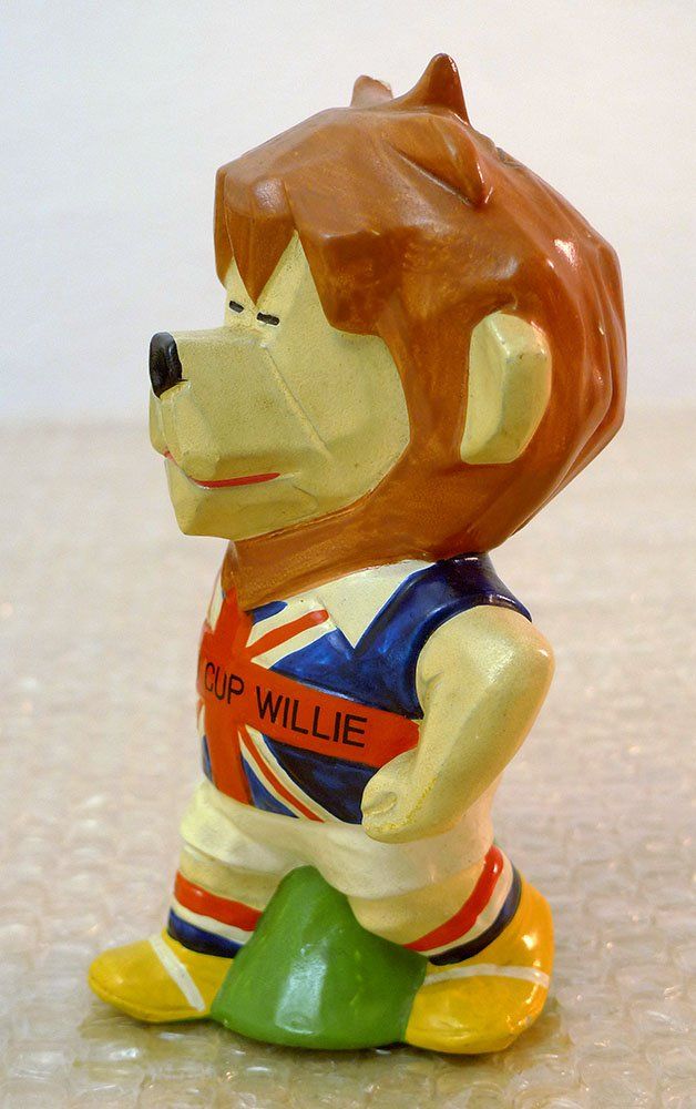 Statuette: Fussball World Cup Willie Maskottchen – Usato da Zürich venduto da nasowasX 1
