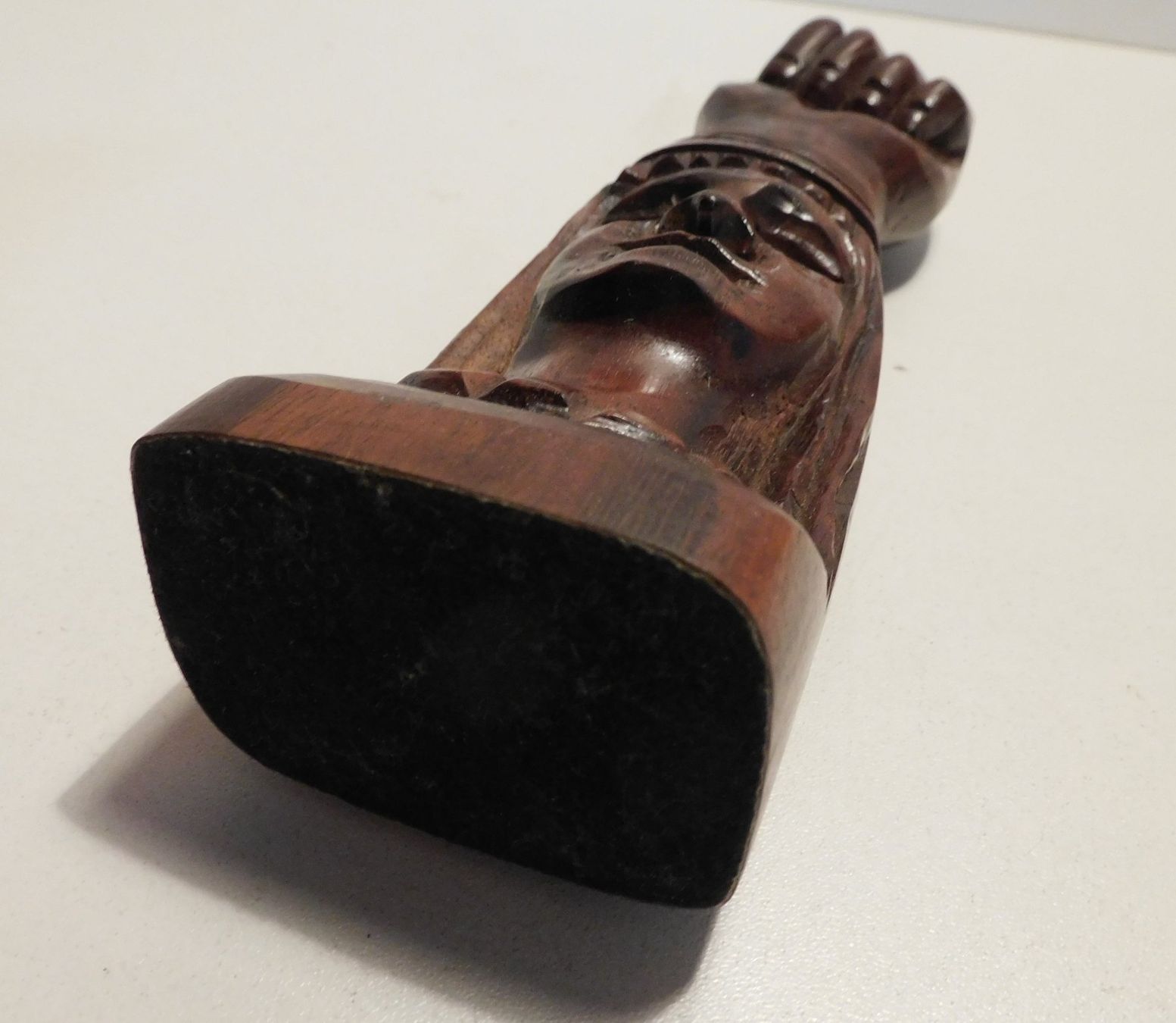 Figuren: Figur handgeschnitzte Holzfigur   20 hoch – Gebraucht aus Sursee von 76 2