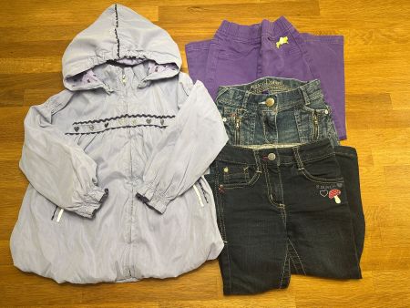 Mädchen Frühlingsset: Jacke & Hosen Gr. 98