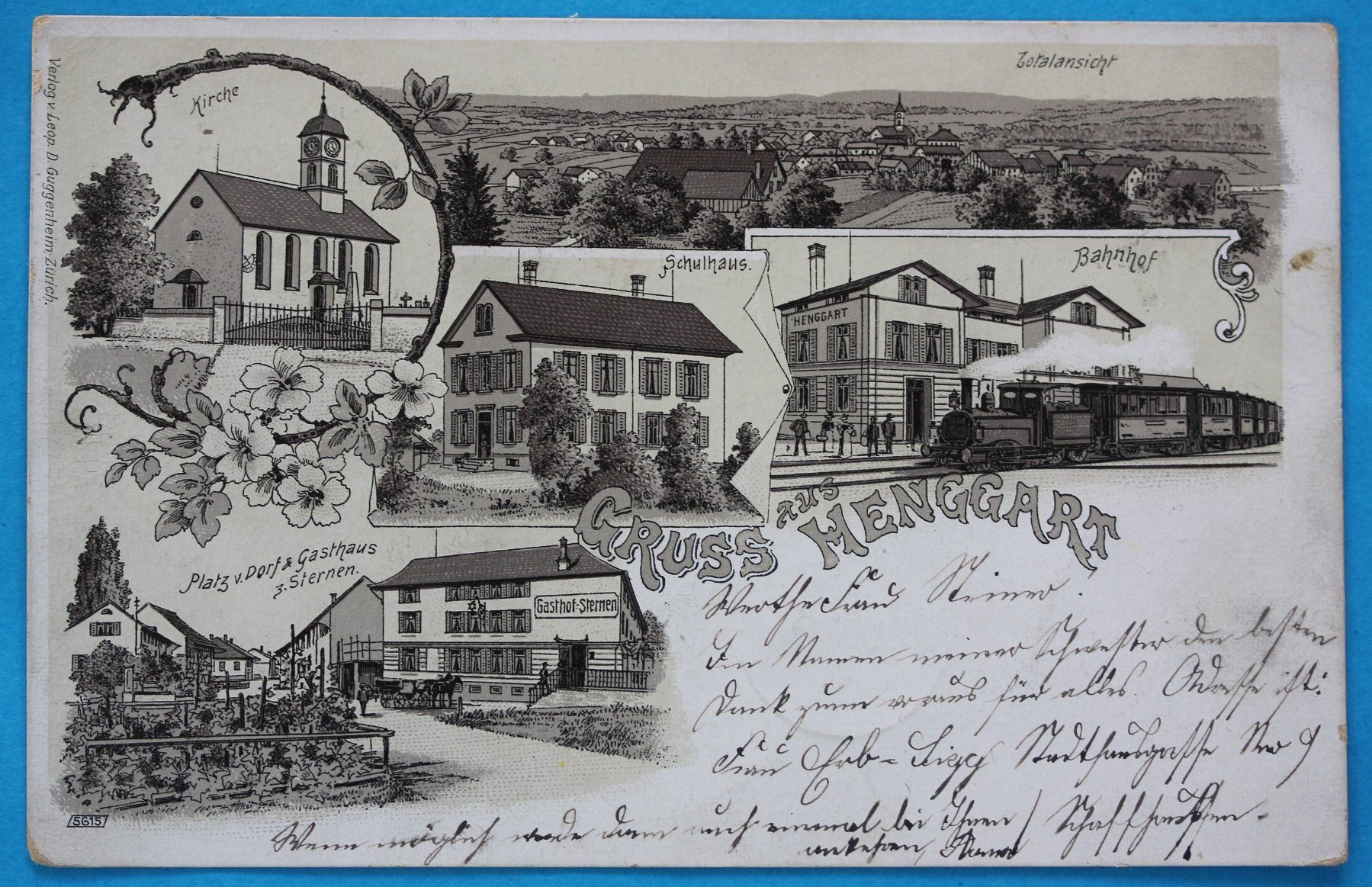 Ansichtskarten: HENGGART LITHO AK – Gebraucht aus Lotzwil von pirolh