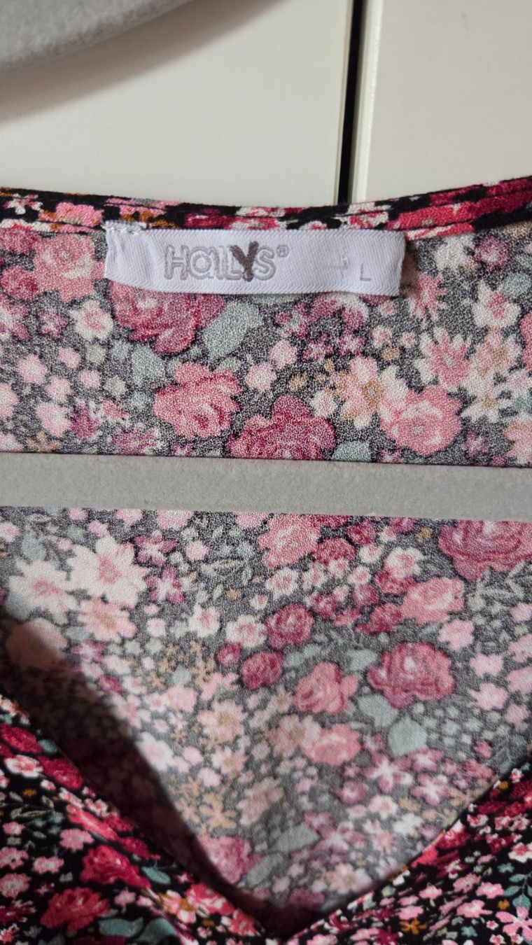 Camicette: Damen Bluse Floral Viskose Grösse L – Usato da Weggis venduto da Leeclipse 4