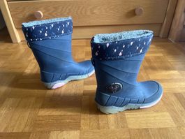 warm Regenstiefel /Gummistiefel, Grösse 28/29,