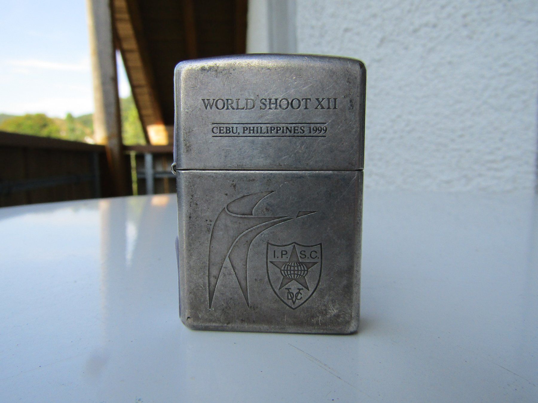 Zippo Feuerzeuge: Zippo Feuerzeug Original versilbert World Shoot XII – Gebraucht aus Wädenswil von tome70 3