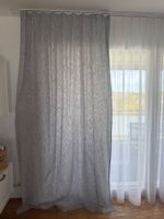 2x Fertigvorhang Grau 140 x 240 (250)cm