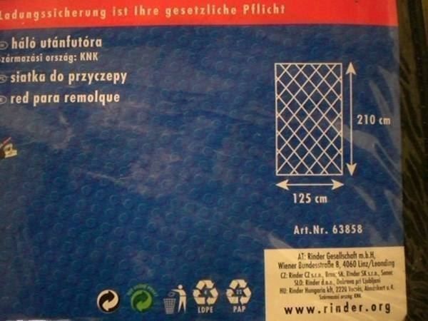 Rimorchi: ALPINe Anhängernetz schwarz 210x125 cm – Nuovo e nell'imballaggio originale da Kloten venduto da Euroasia 3
