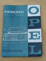 Automobil Betriebsanleitung / OPEL Rekord Ausgabe 1966
