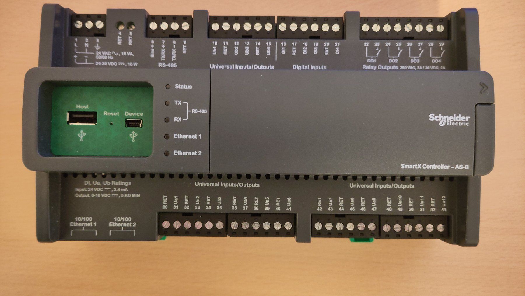Schneider Sistema di controllo: Schneider Electric SmartX Controller / AS-B-24 – Usato da Schüpfen venduto da Mixer4