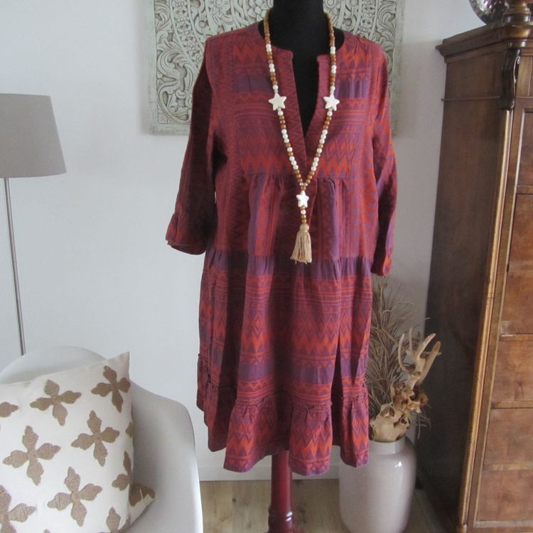 Flowers for Friends trendy Tunika Kleid L Kaufen auf Ricardo