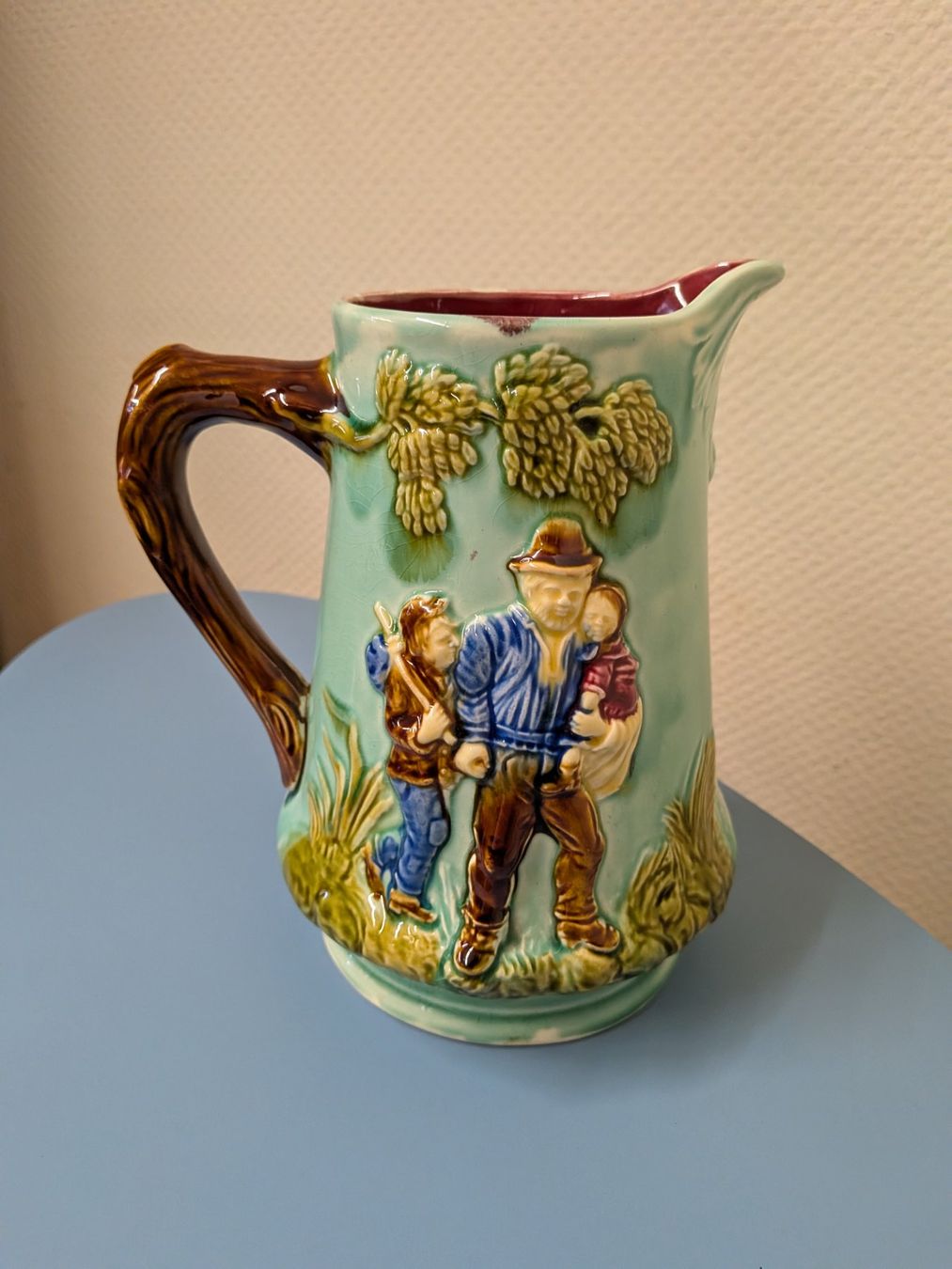 Caraffe: Antiker Krug Faience Keramik – Usato da Emmen venduto da Brockofsky 4