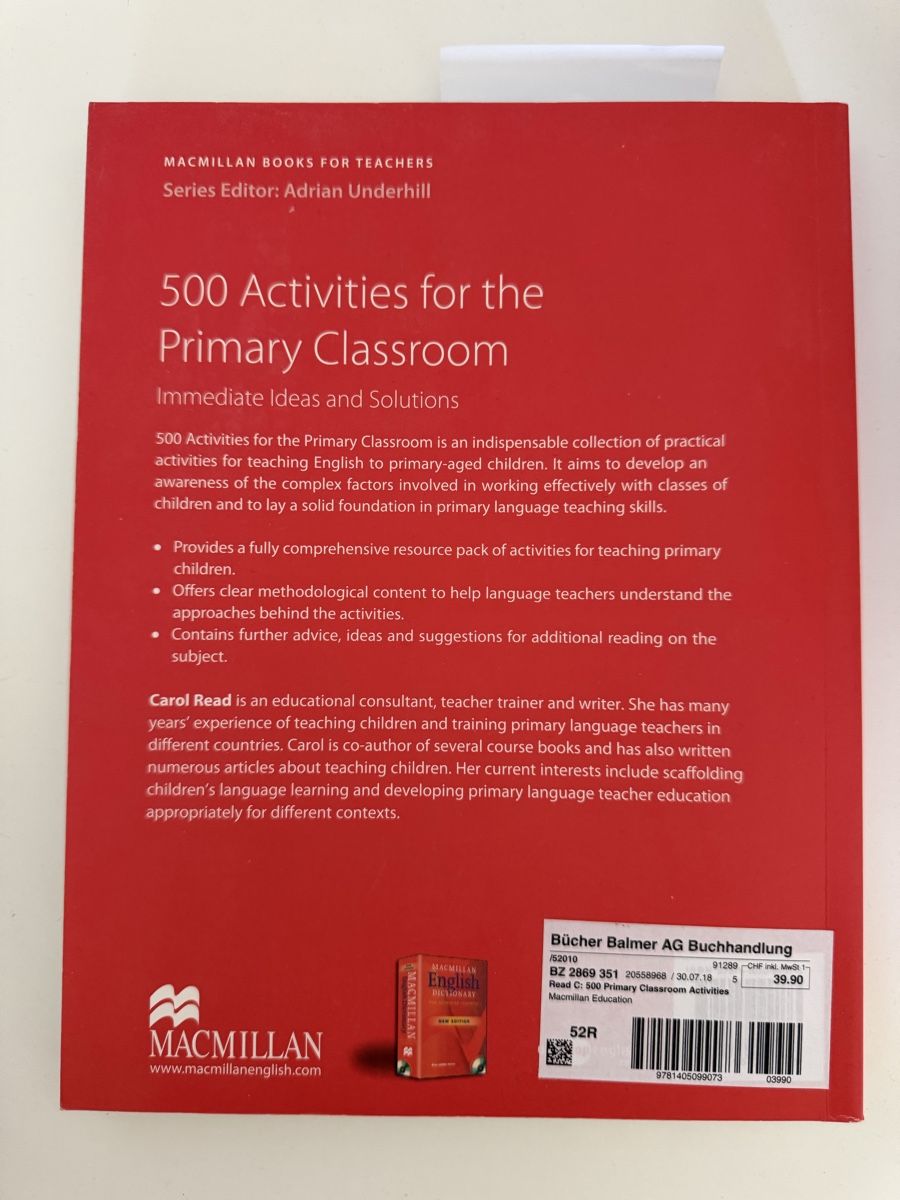 Libri: Buch "500 Activities for the Primary Classroom" neu – Usato da Zug venduto da ste_2prf 1