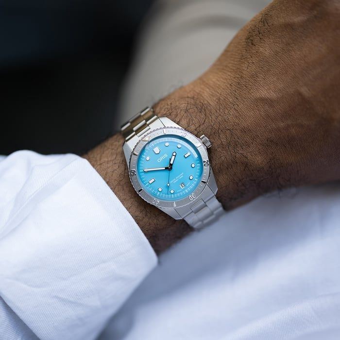 Oris Orologi: Oris Diver's Sixty-Five Turquoise, 38mm, Full-Set – Nuovo (secondo la descrizione) da Zwingen venduto da SA-122279 4