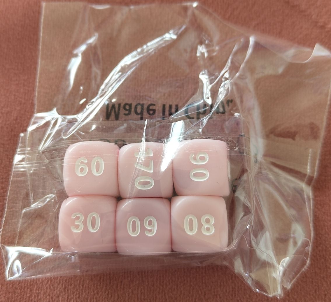 Giochi: Pokemon Rosa Würfel-Set – Nuovo e nell'imballaggio originale da Zürich venduto da Slevin2710