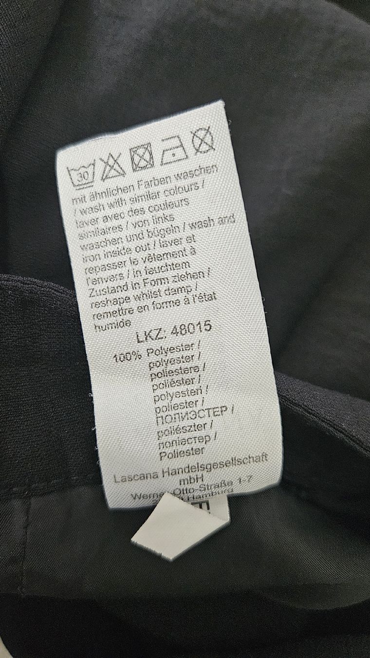 Lascana Pantaloni: Lascana Sommerhose schwarz, Gr. 36 – Usato da Hettlingen venduto da Leaena279 5