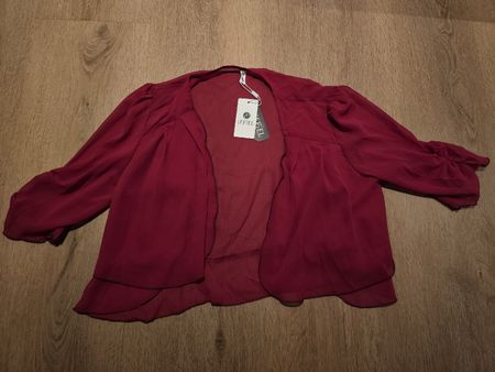 Bolero Burgundy Chiffon M
