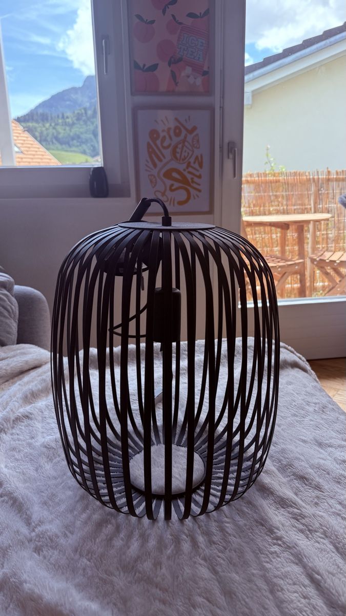 Lampade: Lampe suspendue design noir style cage – Usato da Pringy venduto da _maena_a 1