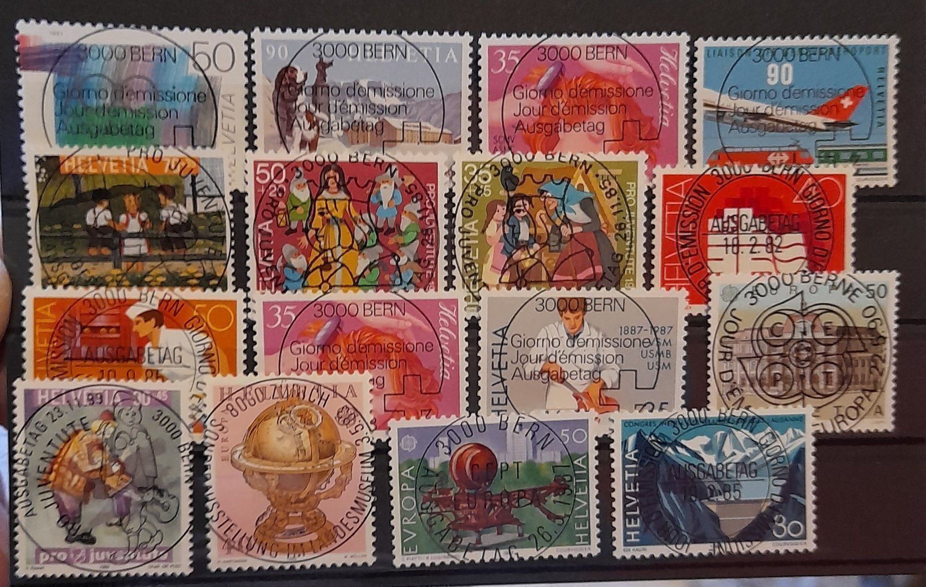 Tutti i francobolli: Ausgabetag Voll O – Usato da Balgach venduto da SIMEON27