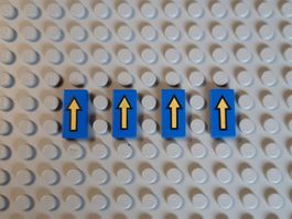 LEGO Classic Space - Bedruckte Fliesen - 3069p06 (Lot 9)
