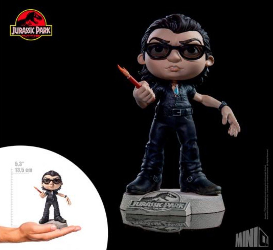 Statuette: MiniCo Jurassic Park - Iron Studios - Ian Malcolm – Nuovo e nell'imballaggio originale da Moudon venduto da LeCollectionneur 2