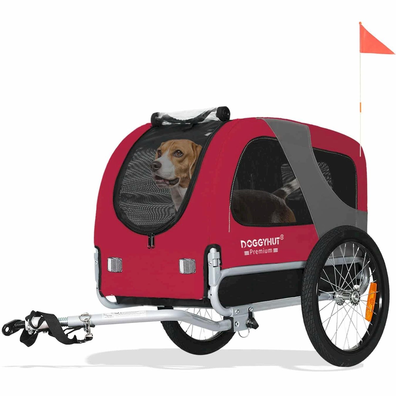 Rimorchi per biciclette: DOGGYHUT MEDIUM Hundefahrradanhänger – Nuovo e nell'imballaggio originale da Bottighofen venduto da zaap