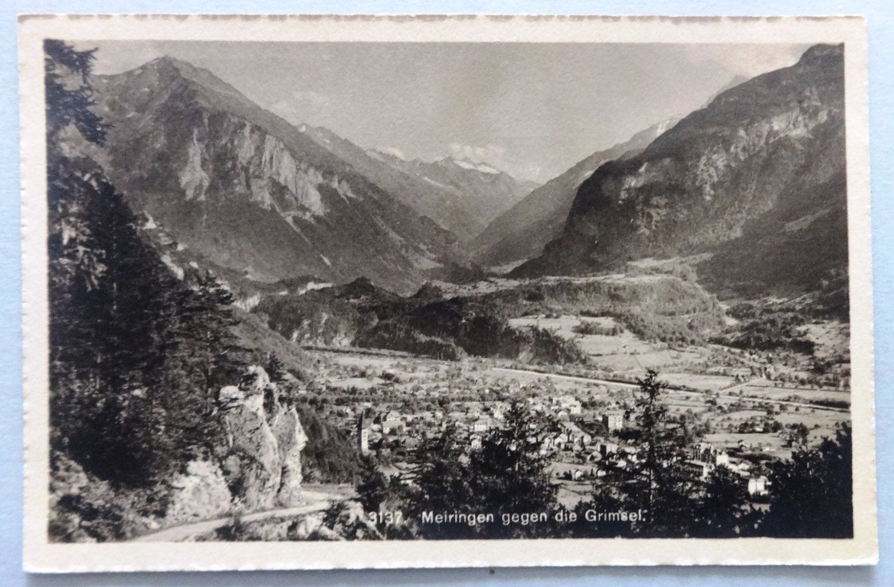 Cartoline postali: Meiringen gegen die Grimsel – Usato da Fétigny venduto da Billy2miny