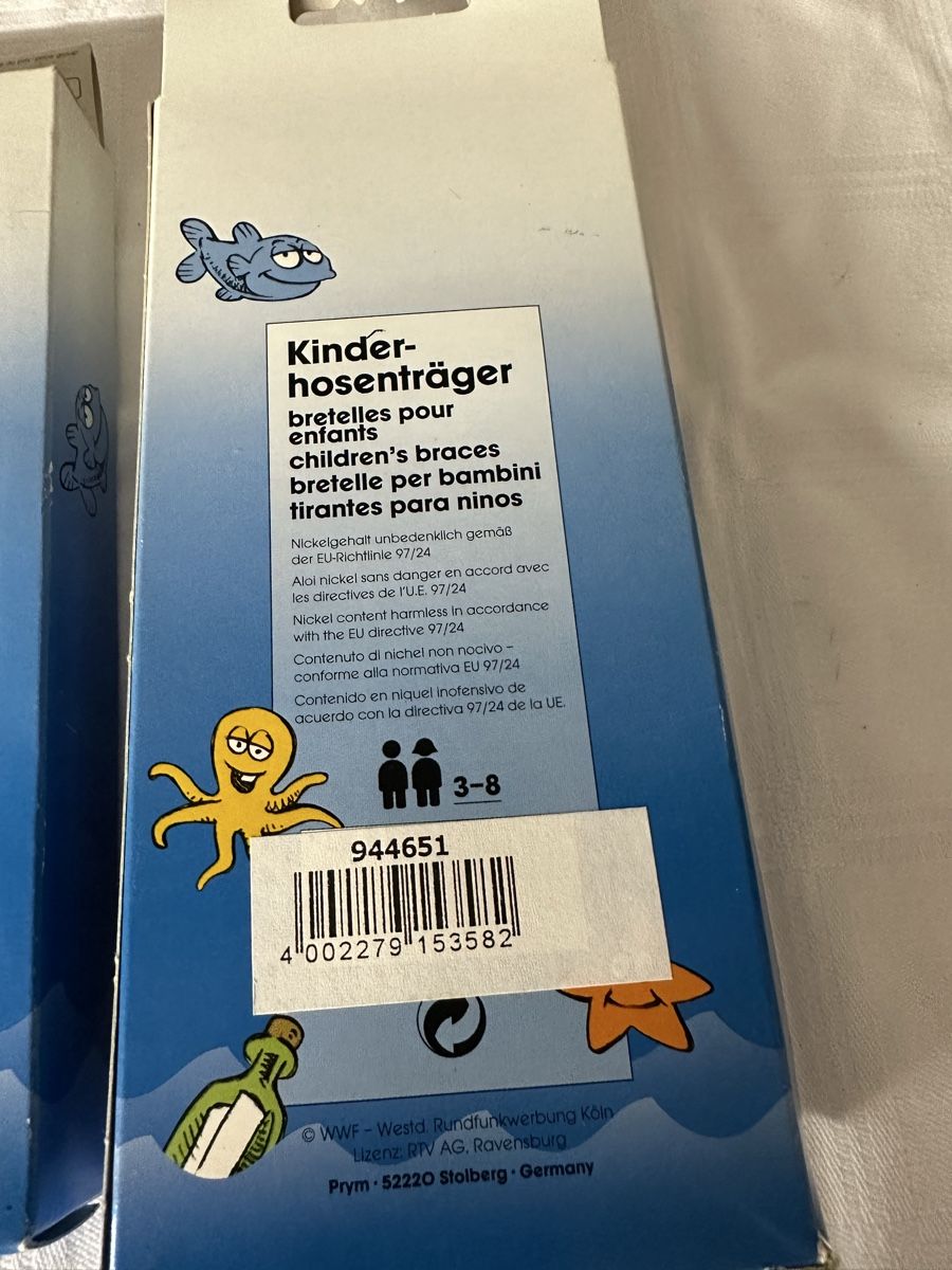 Altro per bambini: Kinder-Hosenträger 3-8 – Nuovo e nell'imballaggio originale da Sevelen venduto da Stopglobal. 1