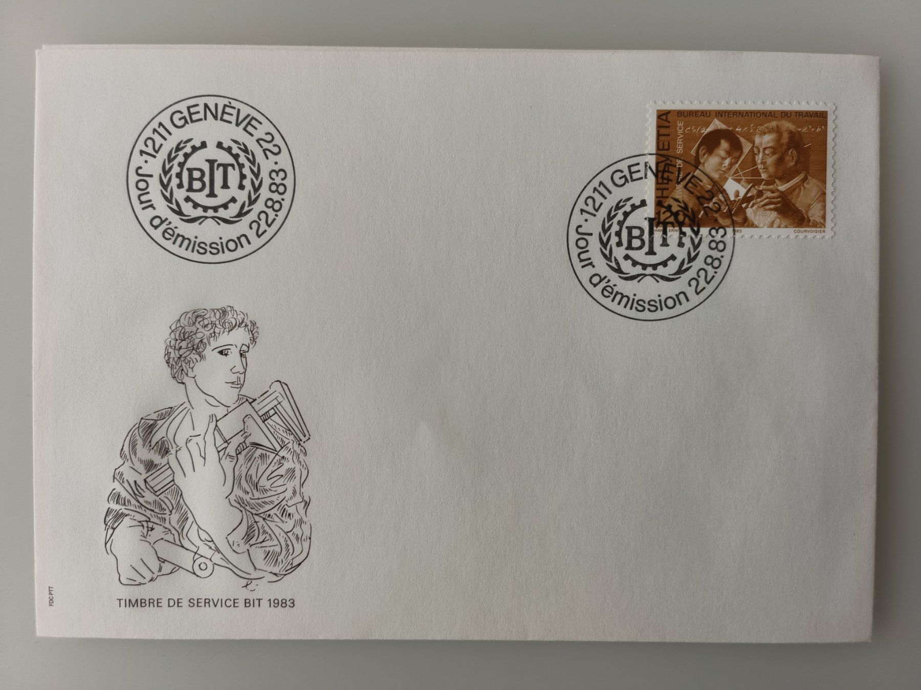 Tutti i francobolli: 1983 FDC internationales Arbeitsamt – Usato da Dübendorf venduto da goeggi79