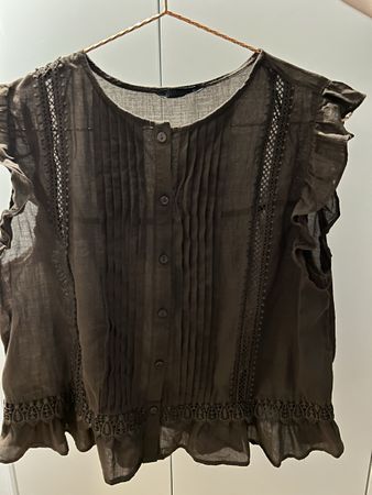 Braune Bluse von Zara