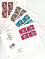 SBK D Xll 1 - 4 im 4er-Block FDC