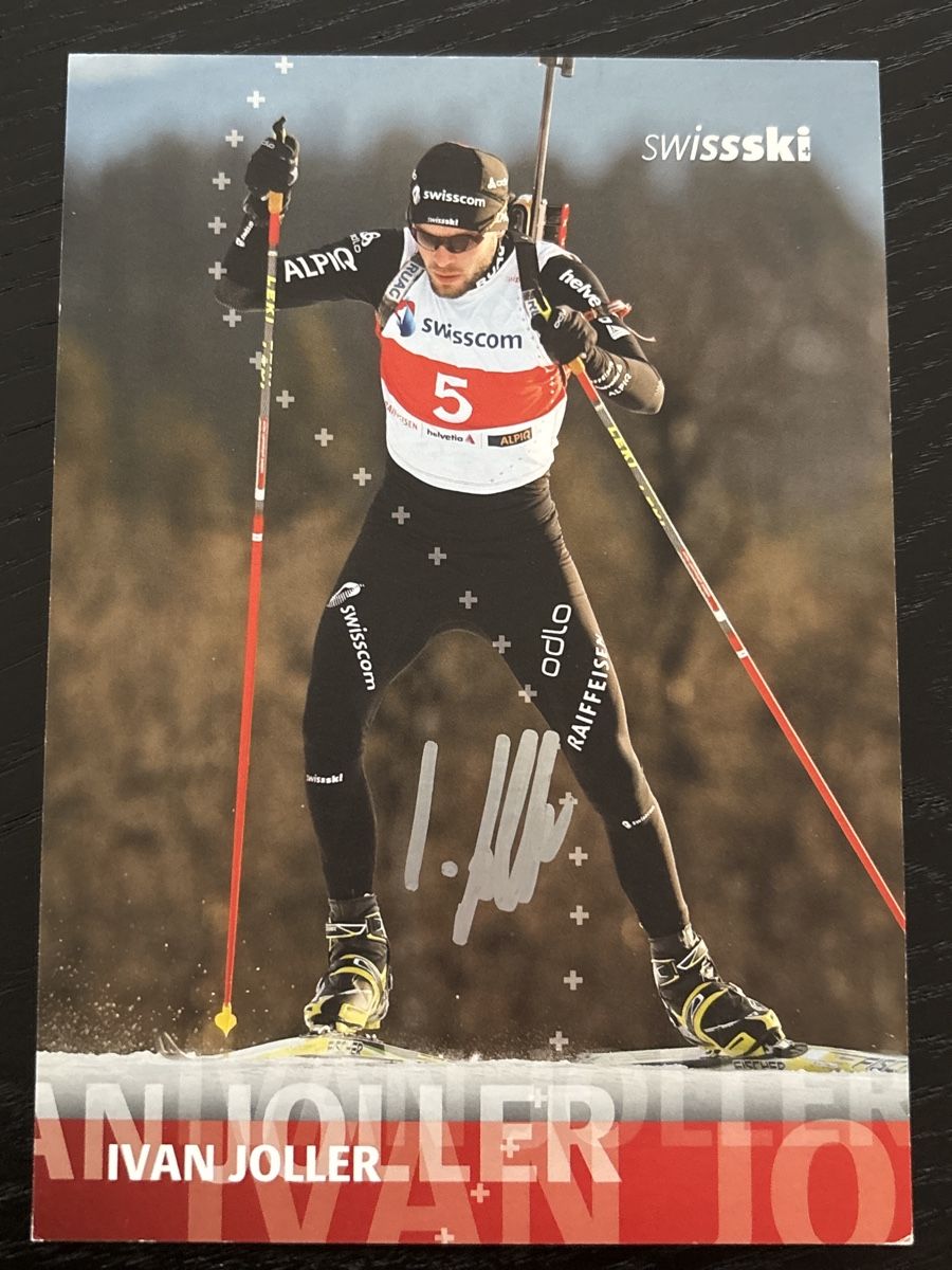 Autografi: Signierte Autogrammkarte Ivan Joller Biathlon – Usato da Uetendorf venduto da hoisle