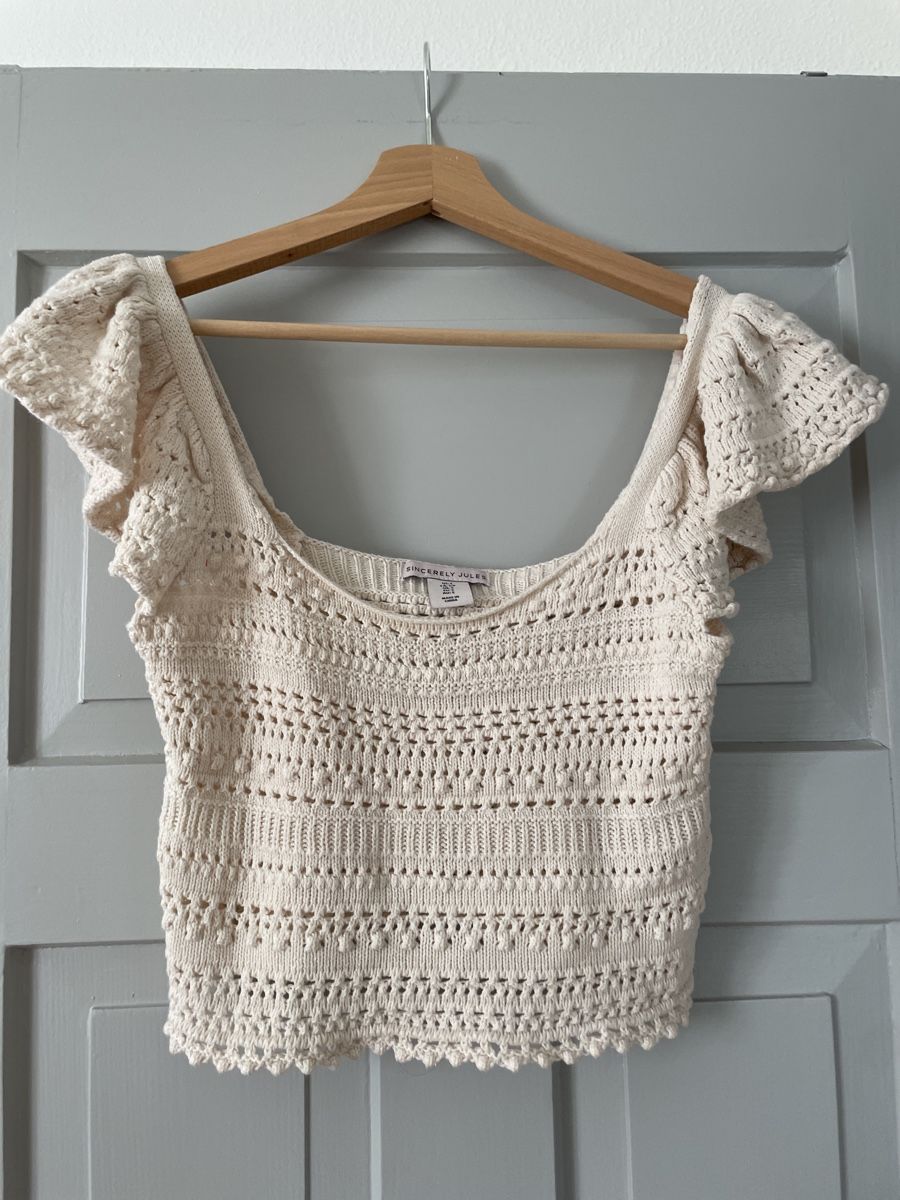 Camicette: crochet top cropped – Nuovo (secondo la descrizione) da Zürich venduto da M500ZH