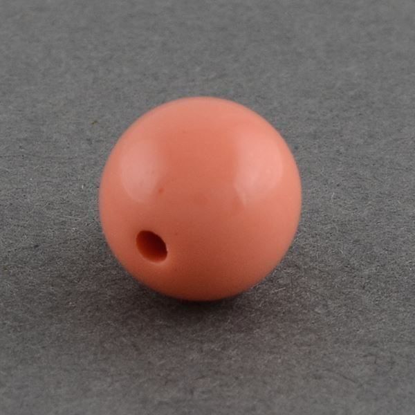 Perle (finte): Acrylperlen Rund Orange 6mm / 100St. – Nuovo (secondo la descrizione) da Rüegsau venduto da Tausendfreund