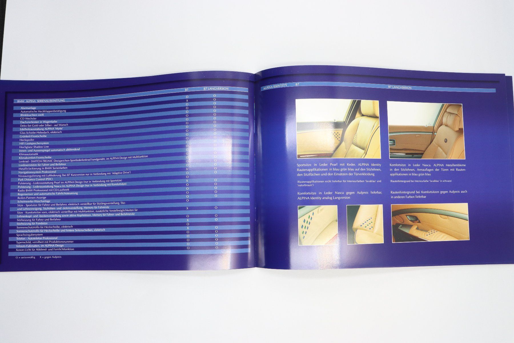 Alpina Documenti: BMW Alpina B7 2005 Prospekt – Usato da Bühl b.Aarberg venduto da Collectorpassions 7