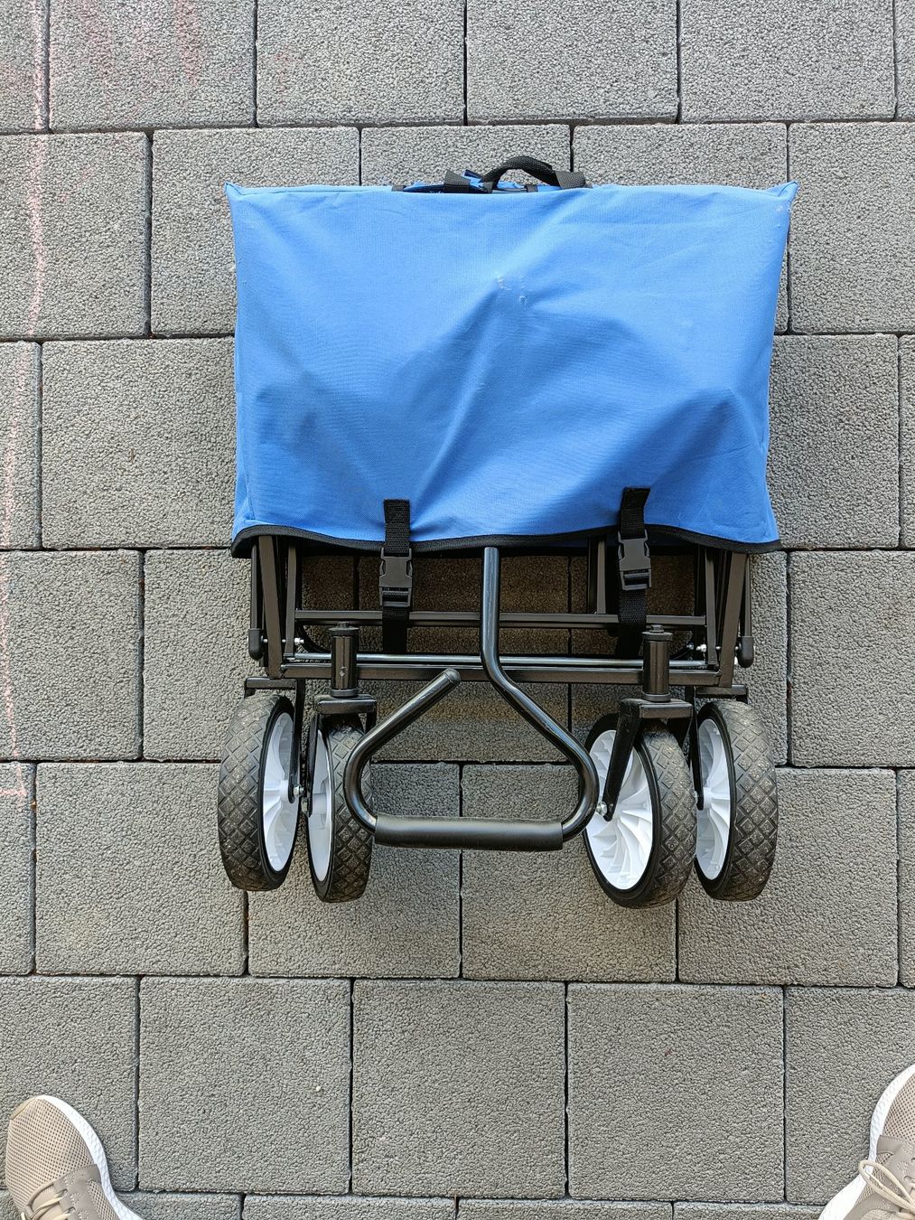 Chariots de transport: Blauer Bollerwagen mit Dach – D'occasion à Egolzwil par Mirjam24 3