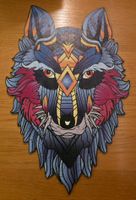 Holzpuzzle Wolf 180 teile