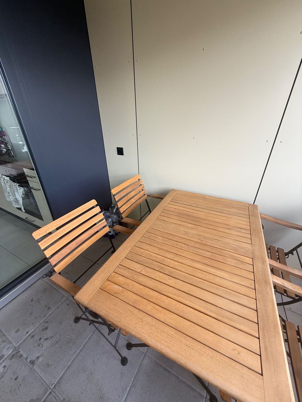 Set di tavolo e panche: Biergartentisch mit 4 Stühlen – Usato da Unterlunkhofen venduto da baef92 2