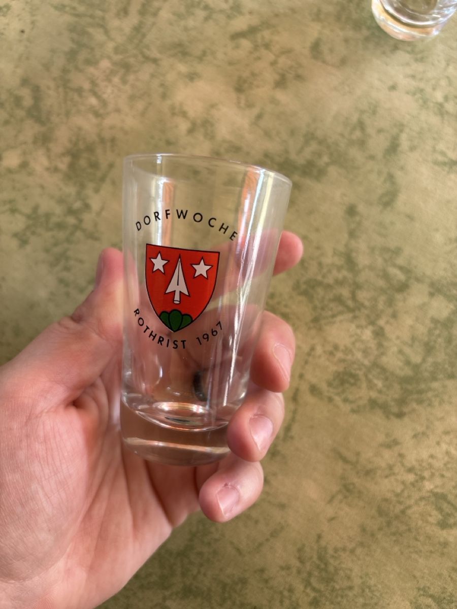 Gläser: Schnapsglas Rothrist DorfWoche  – Gebraucht aus Rothrist von Michellehegg 2