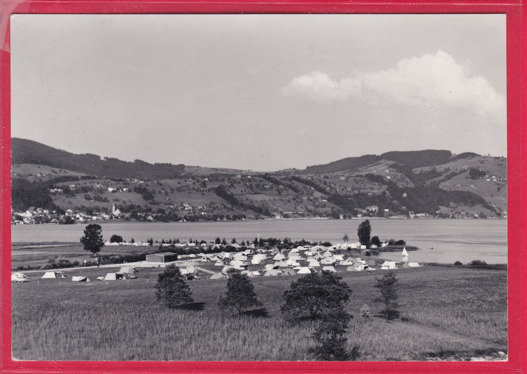 Cartoline postali: UNTERÄGERI, CAMPINGPLATZ, 30.7.1975 – Usato da Oberrieden venduto da Gebirgsstelze