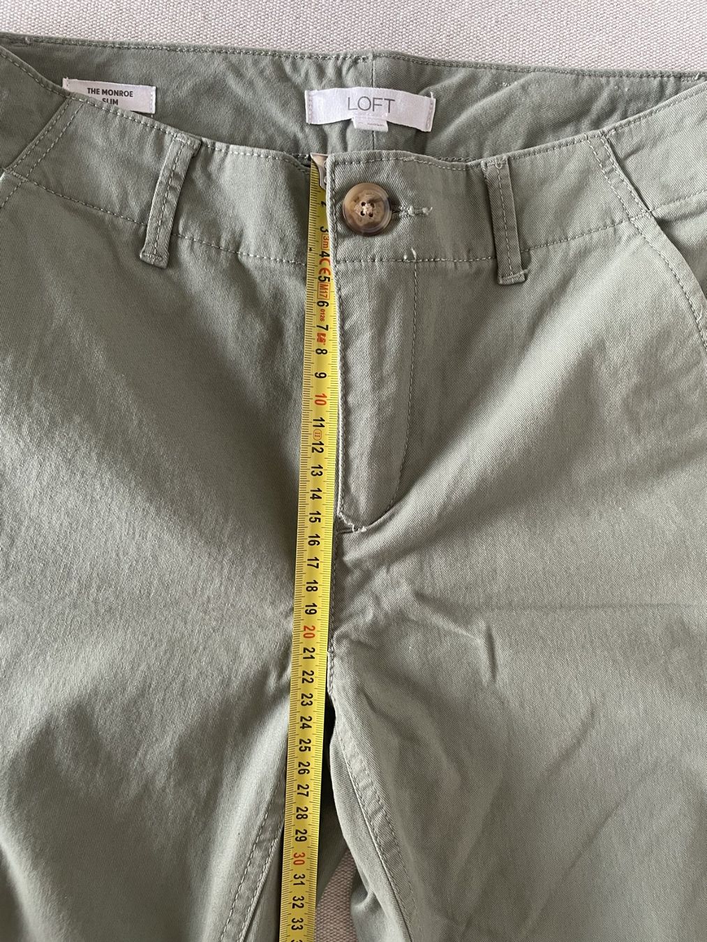Hosen: pantalon vert, coton, s – Gebraucht aus Lausanne von mg_e 4