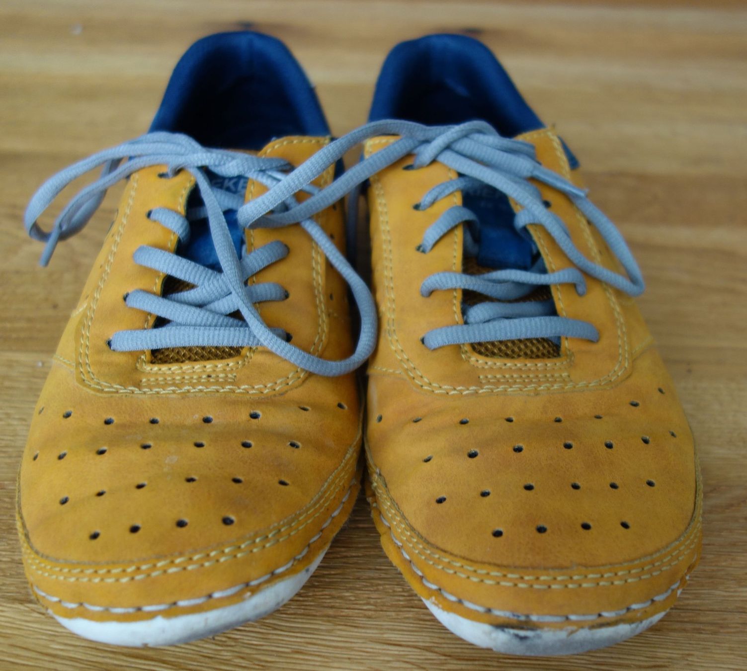 Rieker Herrenschuhe: Rieker Herren Gelb-Blau-Weiss – Gebraucht aus Basel von Verkauf_Aral 2