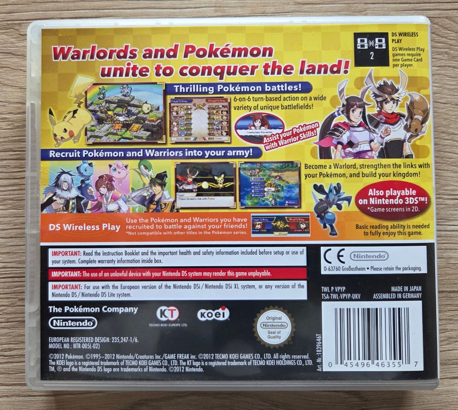 Pokémon Jeux: Pokemon Conquest Nintendo DS – D'occasion à Ersigen par steven0110 1