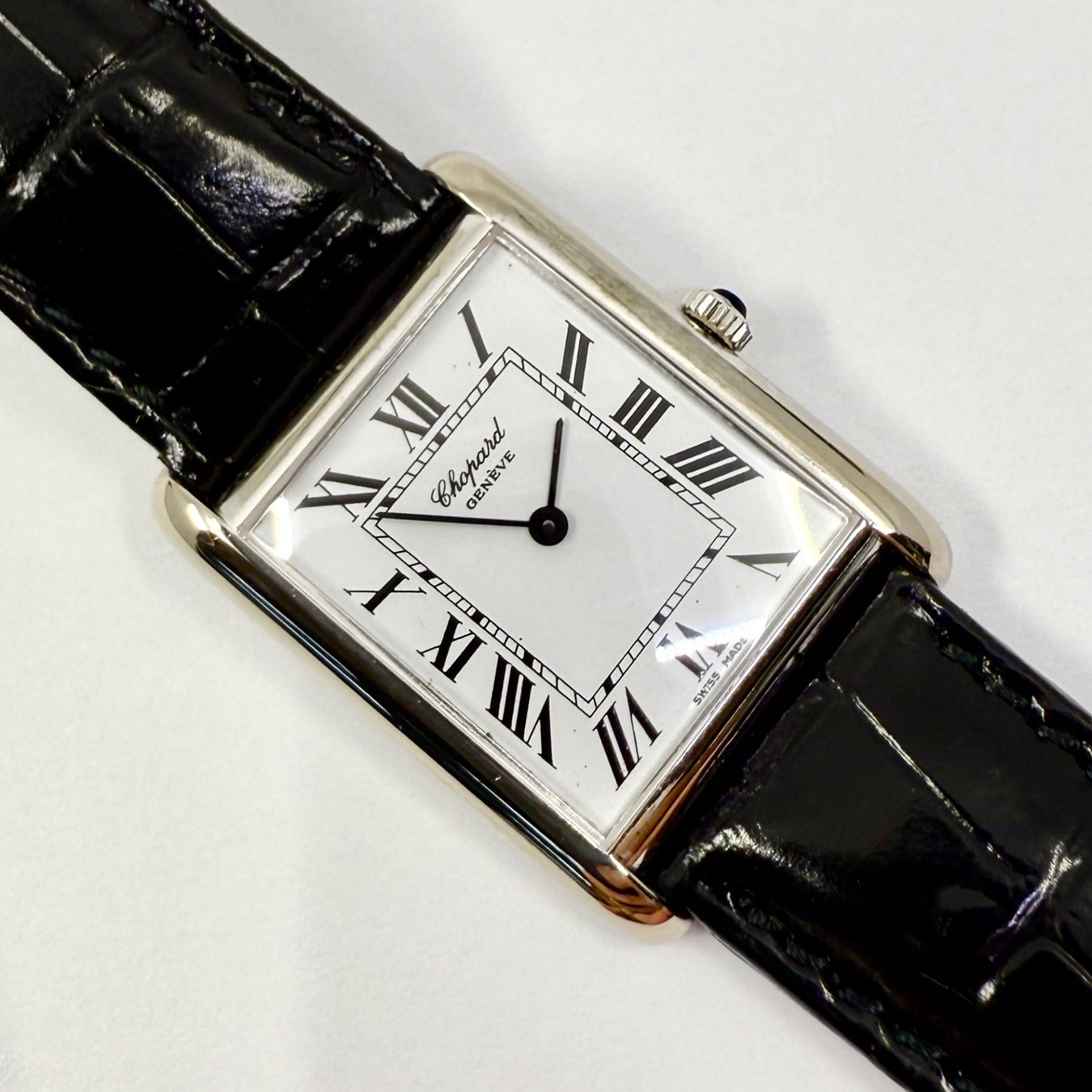 Chopard Orologi: CHOPARD TANK 18K REF.2012 LUXUS HERRENUHR – Usato da Zürich venduto da SWISSTIMEARTS-AG