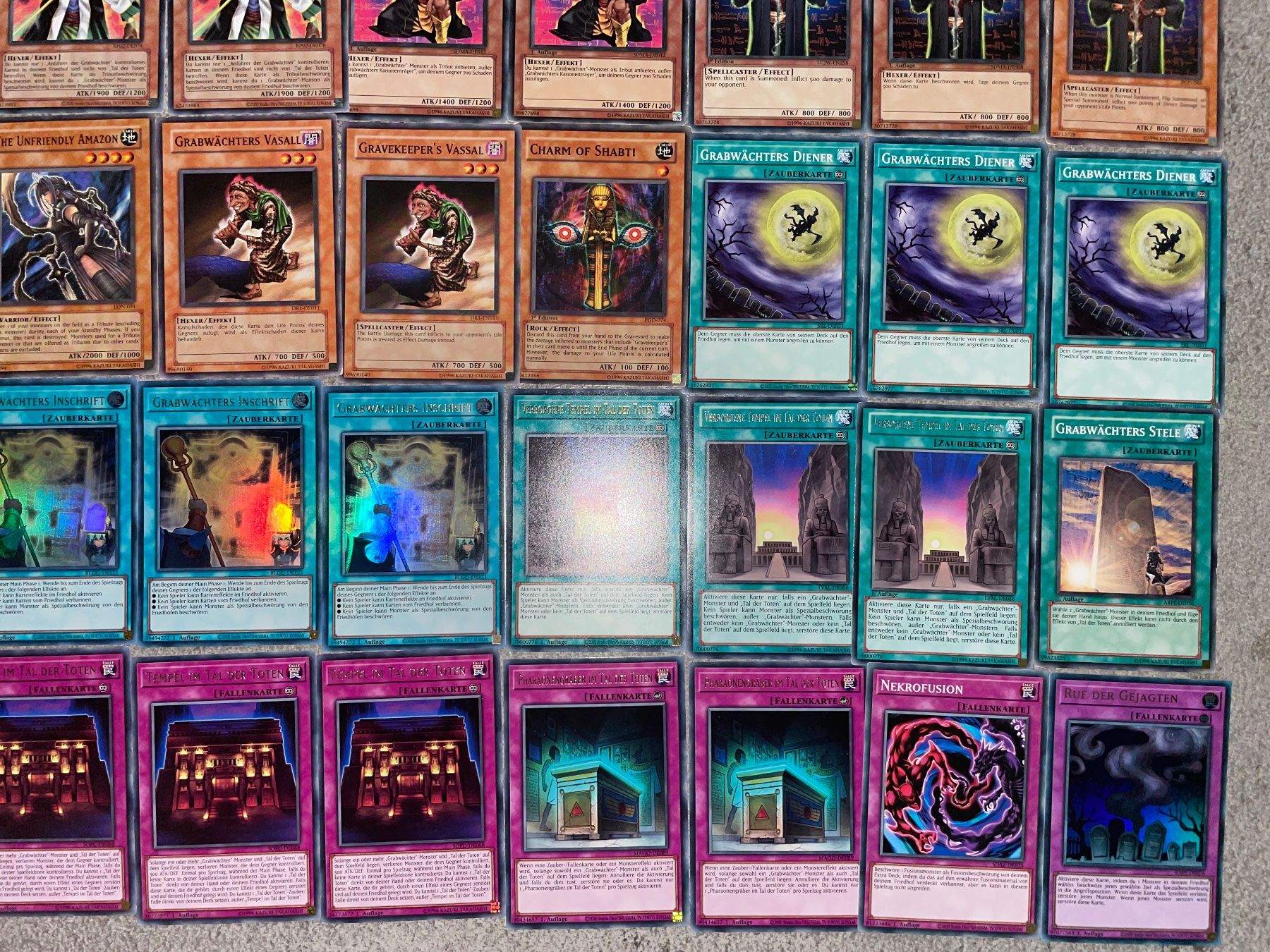 Yugioh Carte collezionabili: YuGiOh Grabwächter Deck | 60 Karten – Nuovo (secondo la descrizione) da Altstätten SG venduto da ChangeMaker 4
