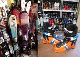 Skis enfants dés 80cm disponible, chaussures ski, casques...